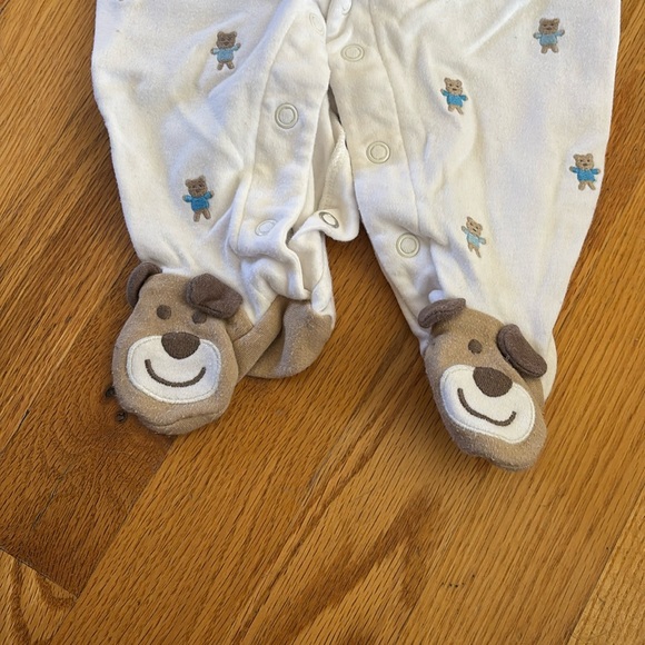 Teddy Bear Sleep & Play Pajamas (Size 6 Months) - Picture 4 of 7